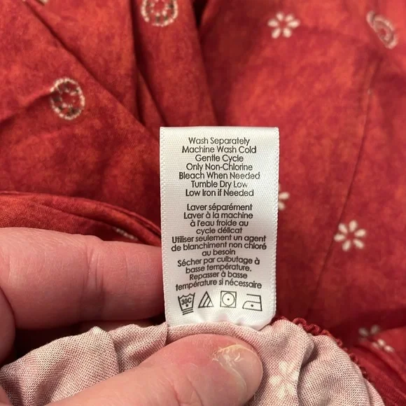 Coldwater Creek Terra Border Print Pants/NWT/SMALL - Picture 12 of 15